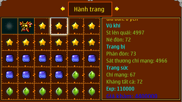 rương ngọc 40 viên